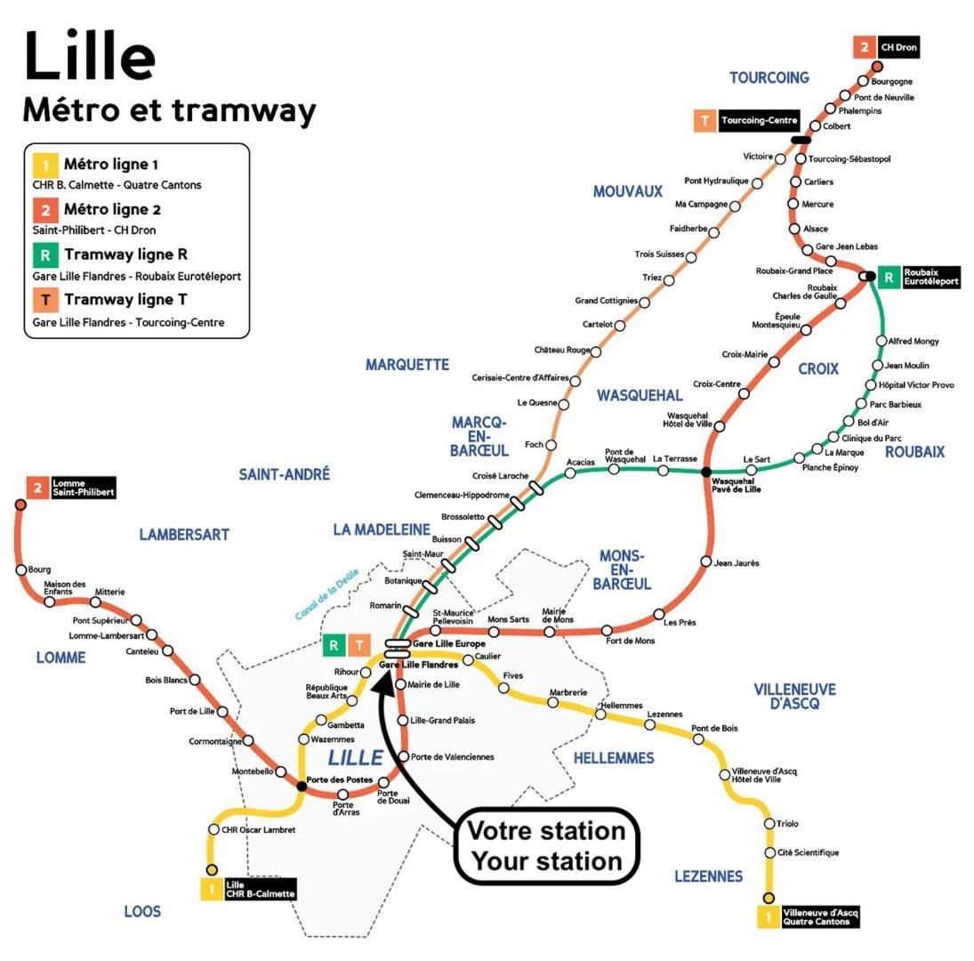 Lille Hypercentre Gares - Small Suite ภายนอก รูปภาพ